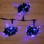 Гирлянда «LED ClipLight» 24V, 3 нити по 10 метров, цвет диодов Синий