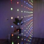 Светодиодный занавес «Шарики кракле», 2*2м, мультиколор — изображение 2