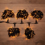 Гирлянда «LED ClipLight» 24V, 5 нитей по 20 метров, цвет диодов Желтый, Flashing (Белый)